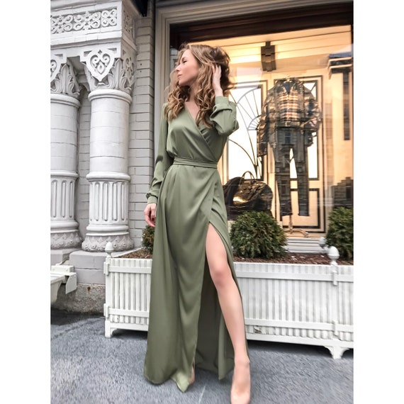 etsy wrap dress