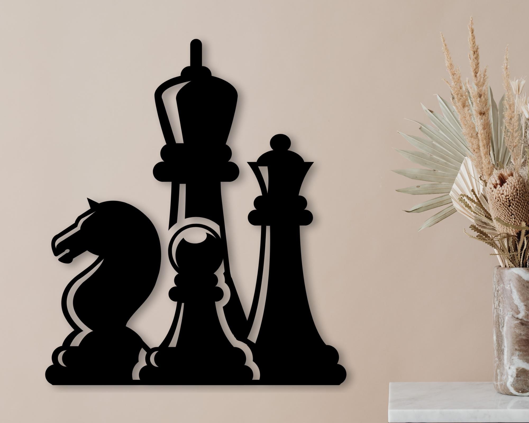 Chess Board Game Metal Sign, Personalized Name Sign Gift, Gift for ...
