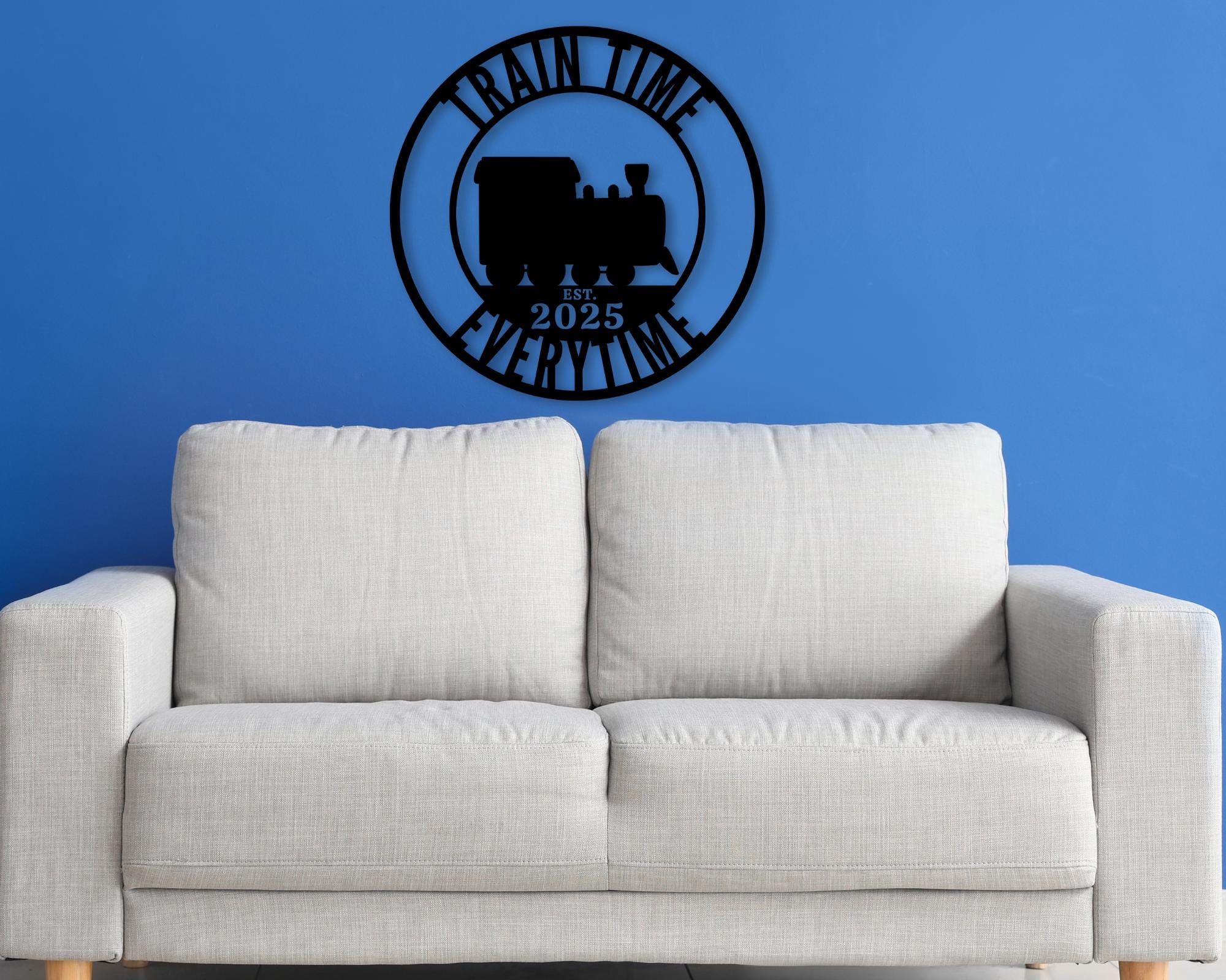 Custom Metal Sign Locomotive Train Sign, Metal Sign, Gift, Home Décor ...