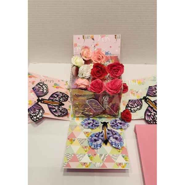 Flying Butterfly Surprise Box Etsy