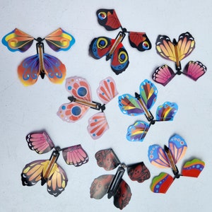 8 Surprise Flying Butterflies Flutterfly Color Choices