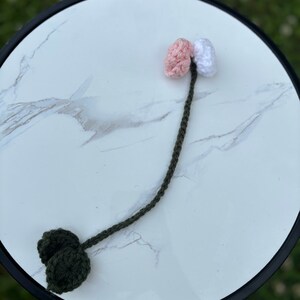 Crochet Floral Bookmark