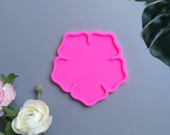 Flower coaster mold for resin art silicone mould for epoxy art Epoxy resin moulds for coasters Silicone resin mold for coasters Flower mold