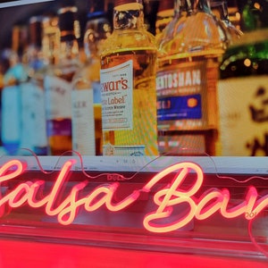 Custom Table Neon Signs, Neon Sign With Stand, Business Table Sign, Bar Light, Wedding Sign Decor,  Wedding Table Sign, Office Desk Plate