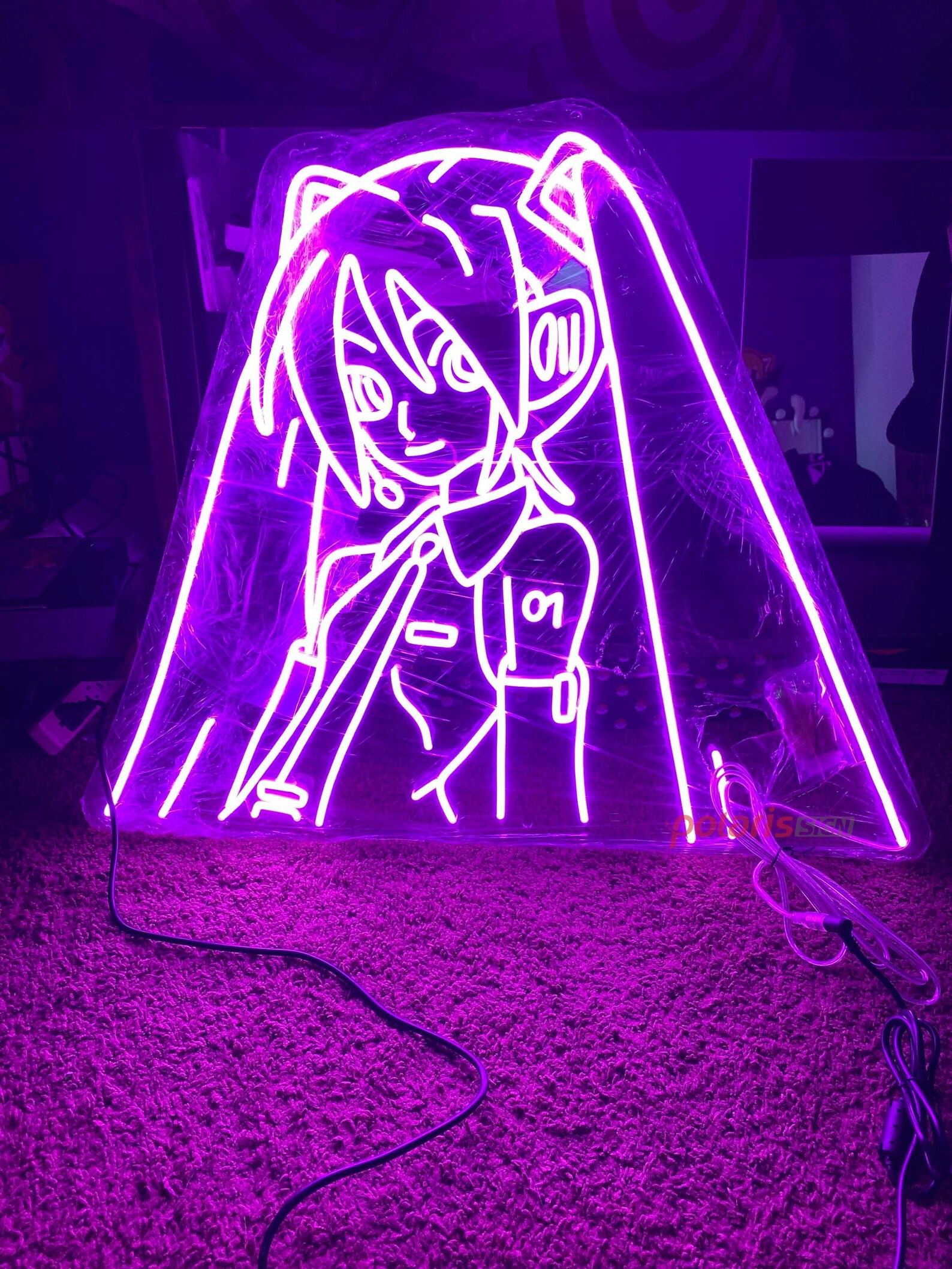 LED neon sign Custom image anime custom sign. custom neon | Etsy