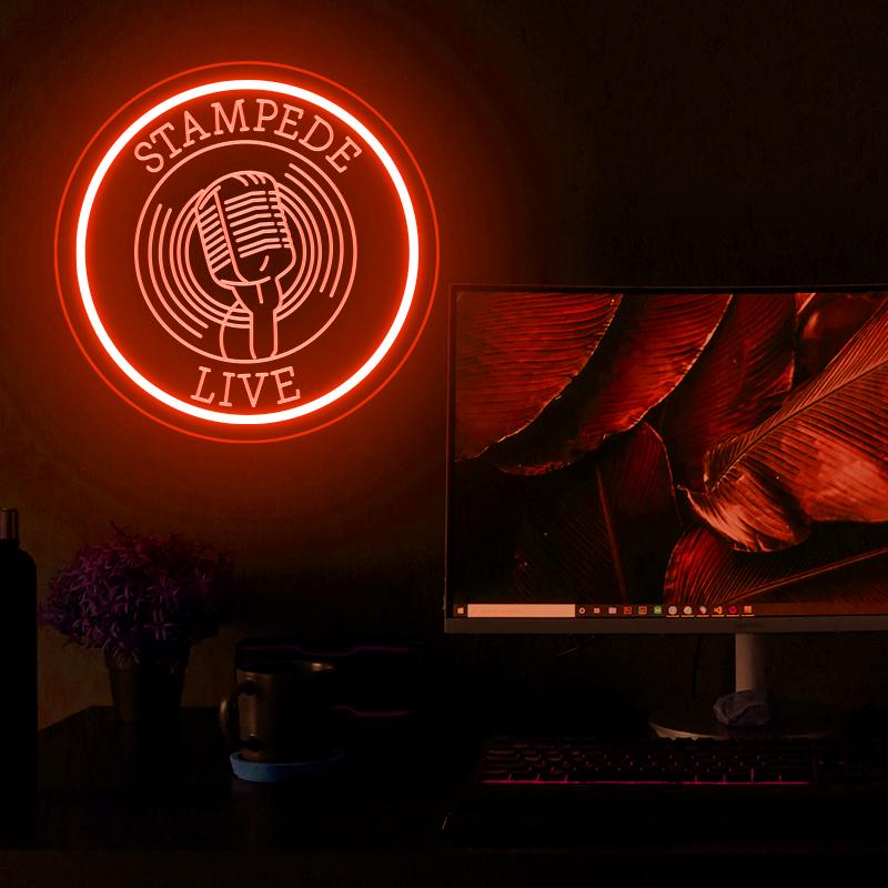 Insegna Al Neon Personalizzata LED - UV Stampata, Dimmerabile, Per Negozi, Bar, Casa O Ufficio