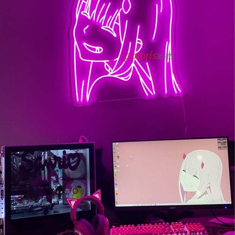LED neon sign zero two anime neon sign Etsy