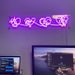 LED neon sign, BTS love yourself neon sign.