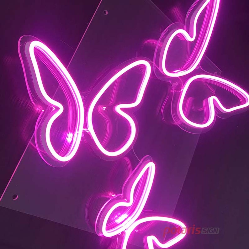 LED Neon Sign3d Butterfly Handmade Neon Sign - Etsy