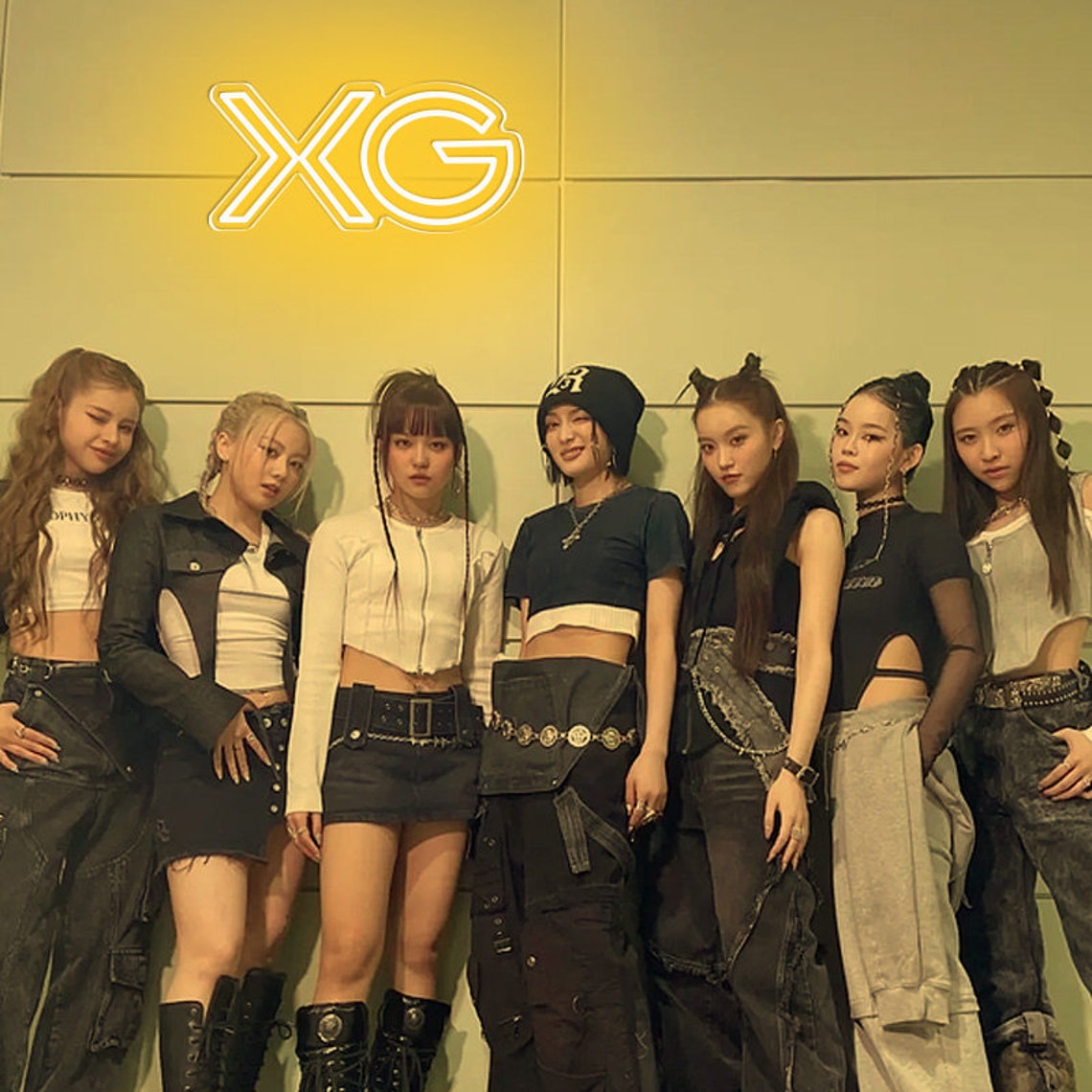 XG Kpop Logo Neon Sign Kpop Idol Art Wall Decor Lightgift - Etsy