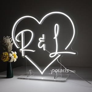 Custom Neon Name Sign Wall Decor,Free Standing Wedding Neon Sign,Tabletop Wedding Sign Gift for Her, Wedding Welcome Sign Personalized Gifts