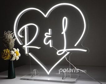 Free Standing Neon Sign,Neon Light With Holder,Bar Sign,Wedding Table Sign,With Base Light