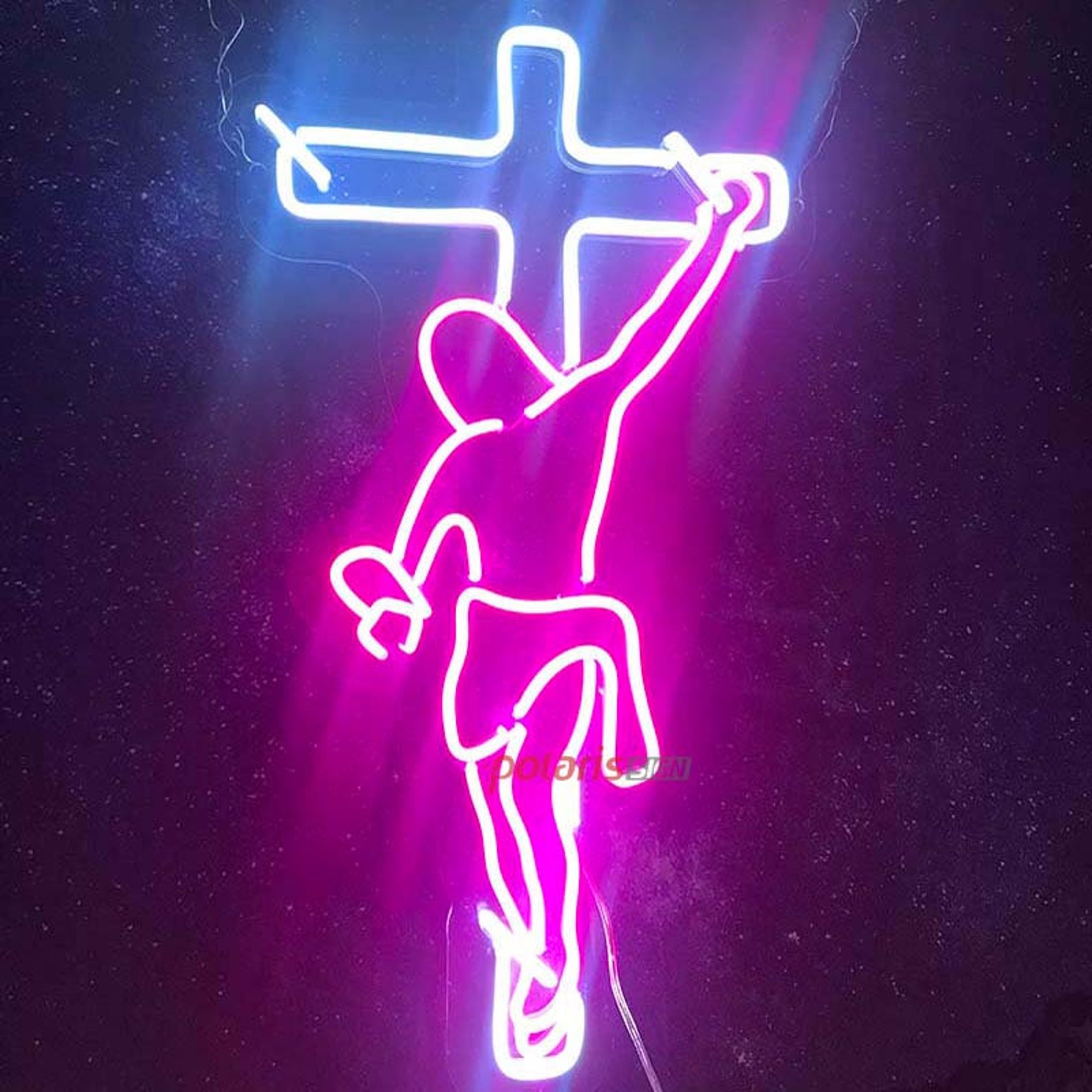LED neon sign Jesus neon sign 100 handmade neon sign Etsy