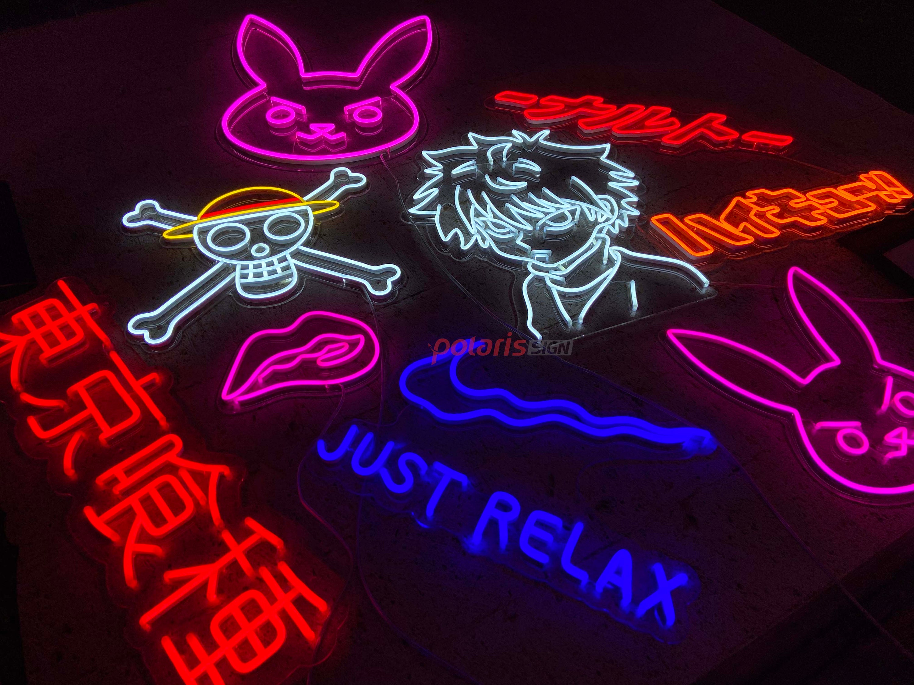 LED Neon Sign Custom Image Anime Custom Sign. Custom Neon | Etsy UK
