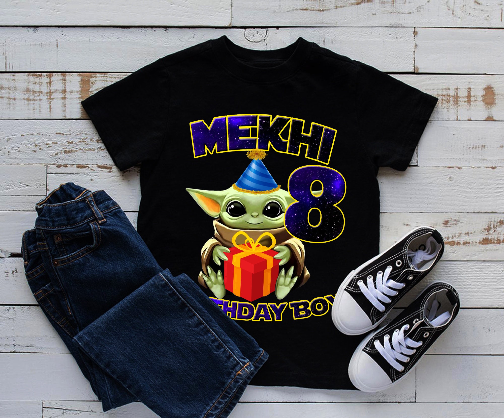 Baby yoda birthday shirt Yoda 1st birthday shirt Yoda Etsy