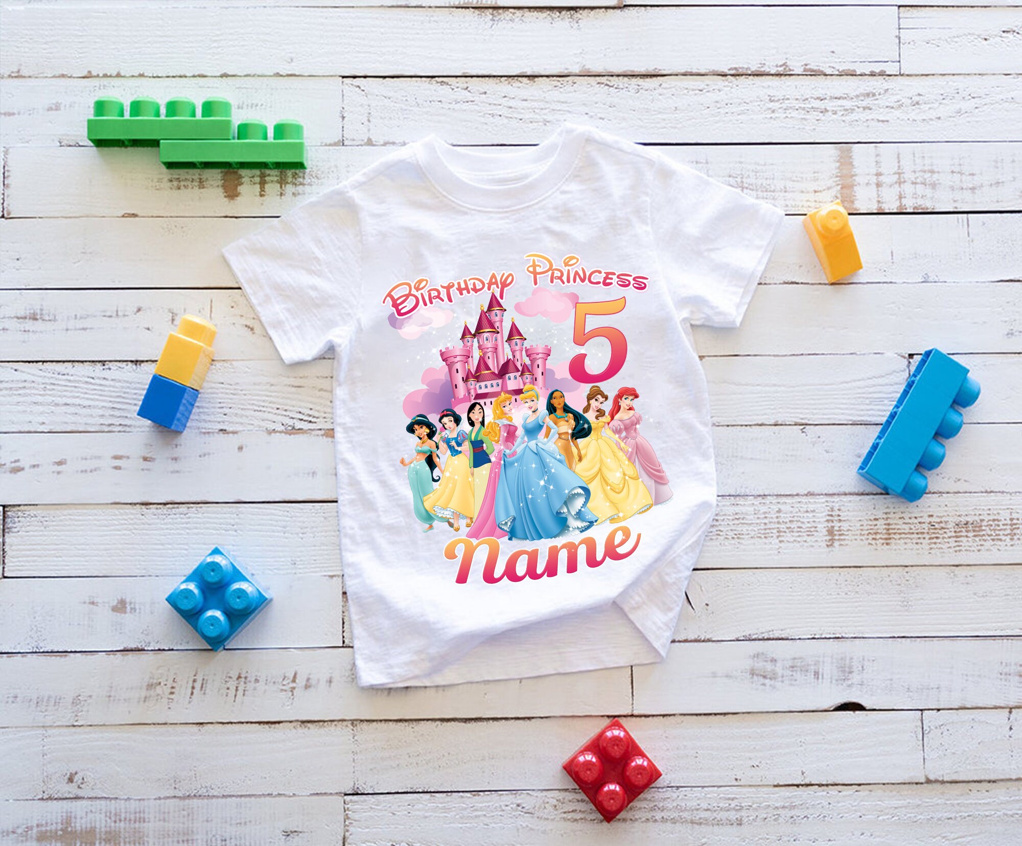 Disney Princess Birthday Shirt Princess Birthday Shirt  Etsy