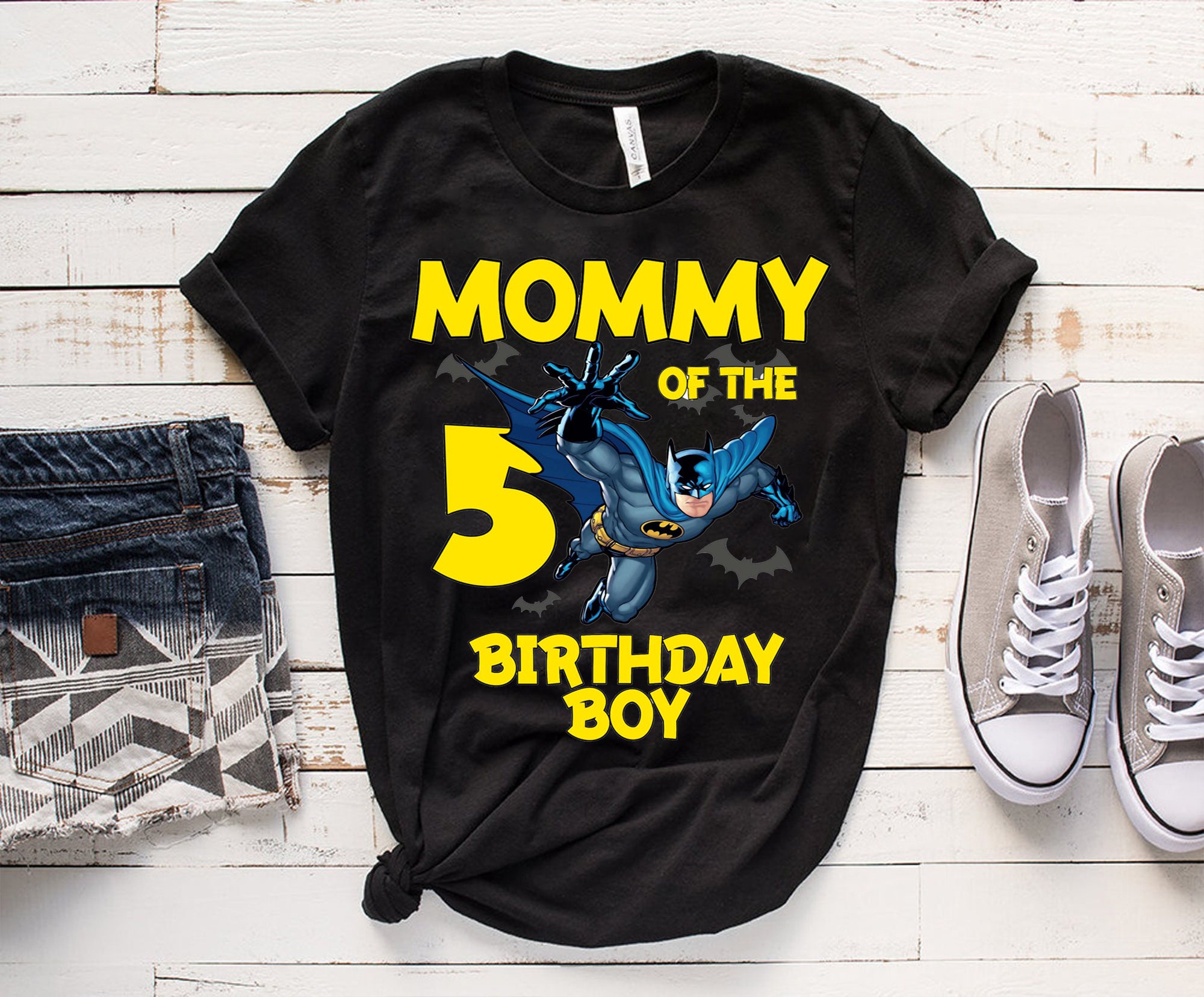 Batman Birthday Shirts Batman Family Shirts Personalized Etsy