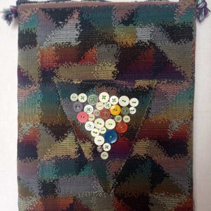 Ukrainian handmade fabric folk bag