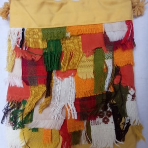 Ukrainian handmade fabric folk bag