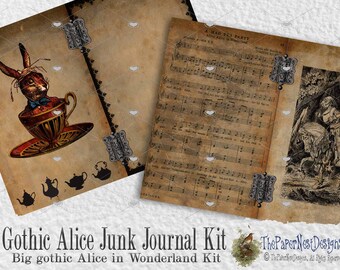 Dark Alice Wonderland Etsy