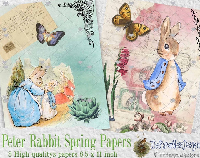 Peter Rabbit Travel Journal. Journal Kit With Instant Download. You ...