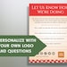 Comment Card for Suggestion Box, Customer Feedback Form, Fully Editable ...