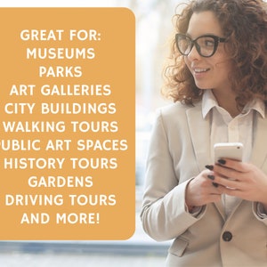 Self Guided Tour QR Code Scan Sign, Museums and Walking Tours ...