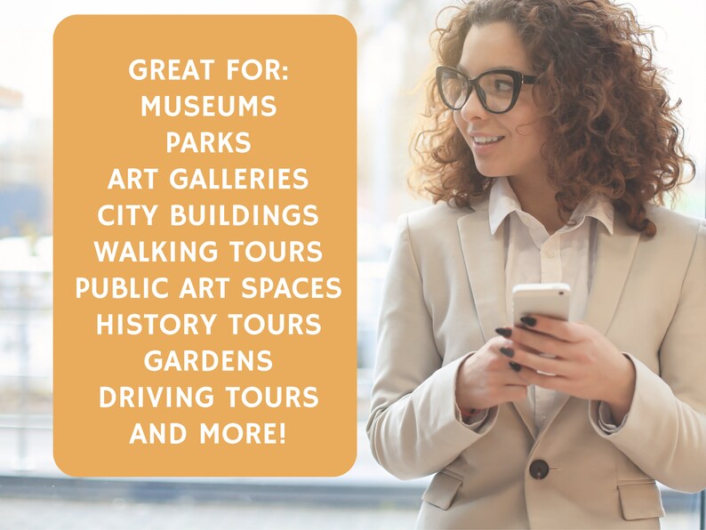 Self Guided Tour QR Code Scan Sign, Museums and Walking Tours ...