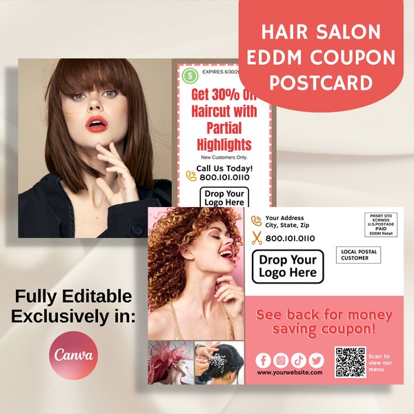 Spa Postcard Template Etsy