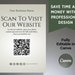 Website QR Code Scan Sign, Customizable Printable Template, Fully ...