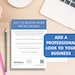 Comment Card for Suggestion Box, Customer Feedback Form, Fully Editable ...