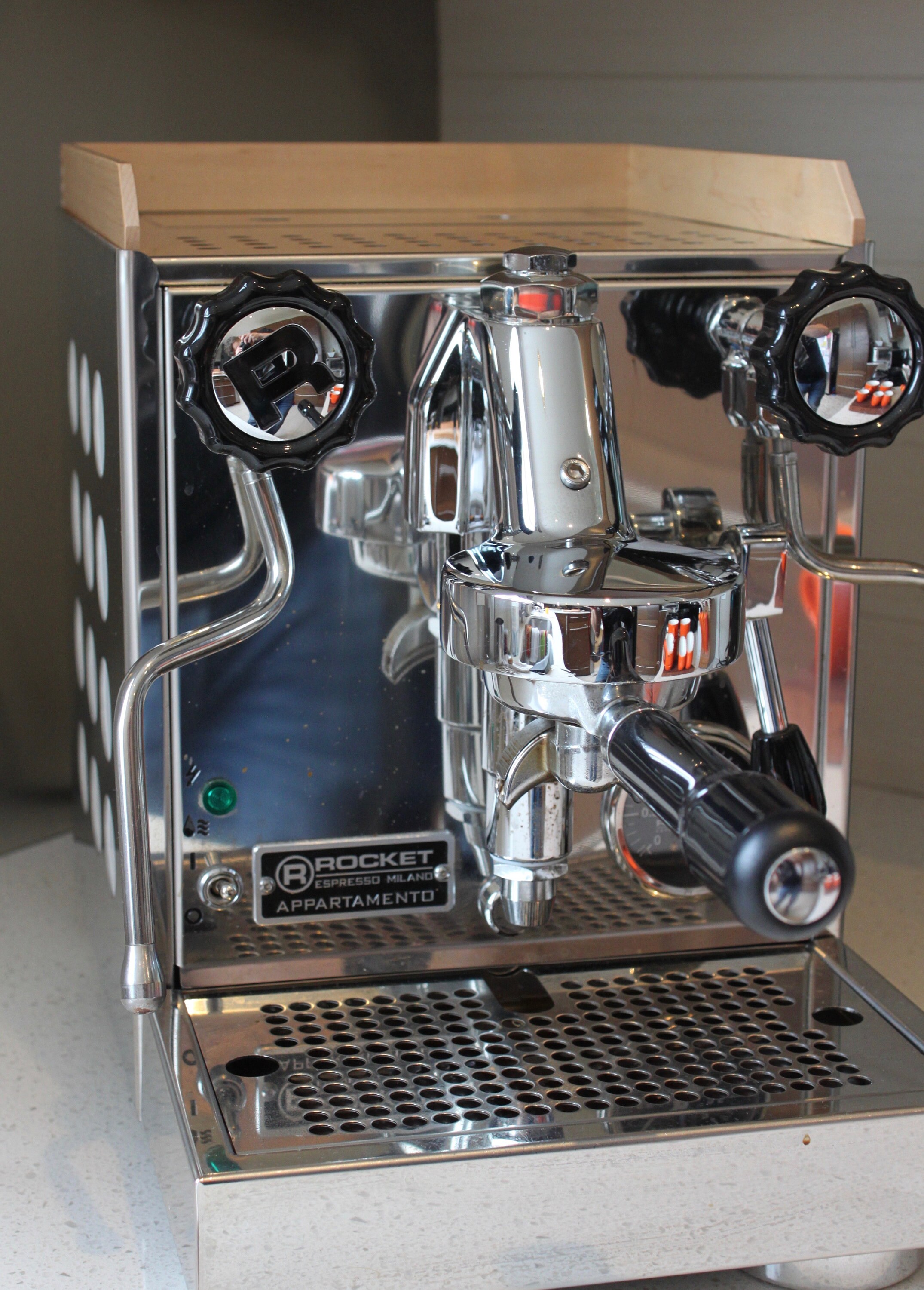 Custom Rocket Espresso Appartamento Wood Cup Frame Maple Etsy