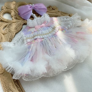 Handmade Cotton Plush Doll Dress: Fits 20cm Dolls