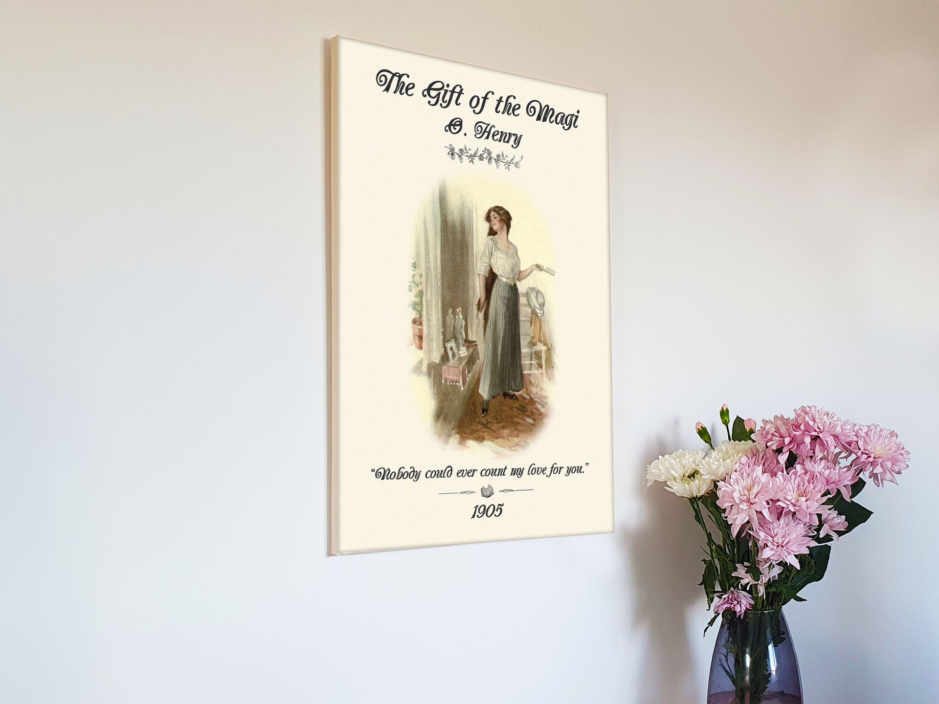 The Gift of the Magi O. Henry Romantic Literary Quotes Aesthetic Book  Poster 