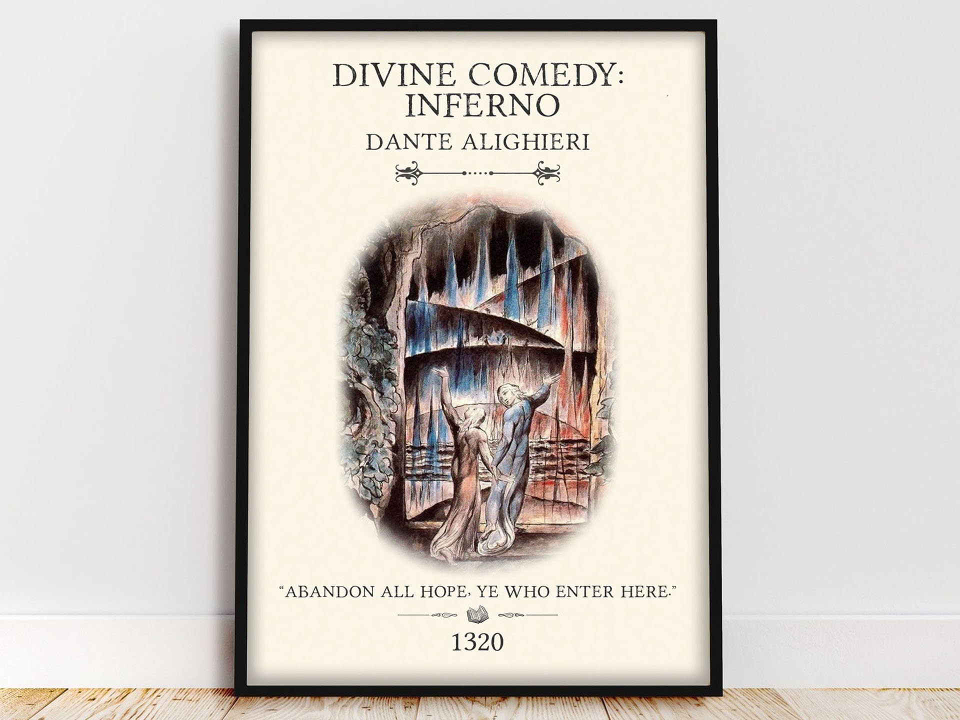 Beetlejuice Dante’s Inferno 8x11 art print