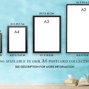 Bookish Posters Three for Two Offer, Wall Collage Kit for Light or Dark Academia Decor Styles, Boho Classroom / College Dorm Bookish Decor image 8