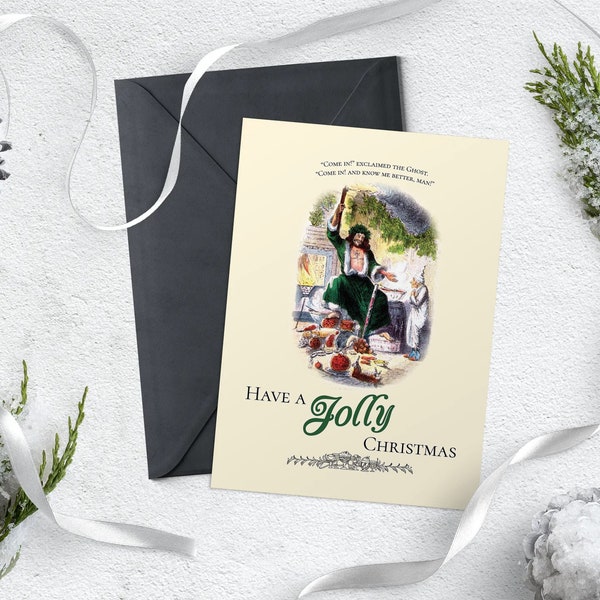 A Christmas Carol Christmas Cards Set | Limited Edition Charles Dickens Bookish Gift Postcard Set | Pack of 5