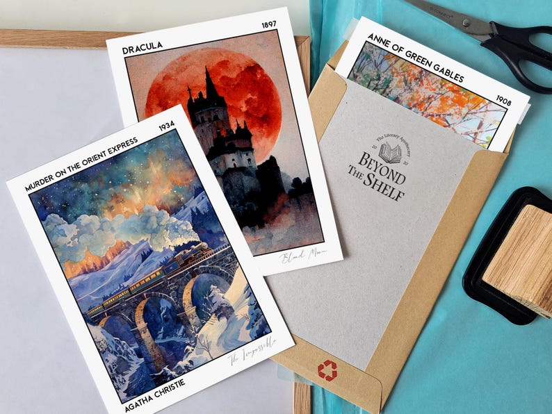 Pôster do livro Persuasion, Jane Austen: impressão artística premium de 210 g/m², presente para leitores de romances clássicos - Coleção Bookscape imagem 10