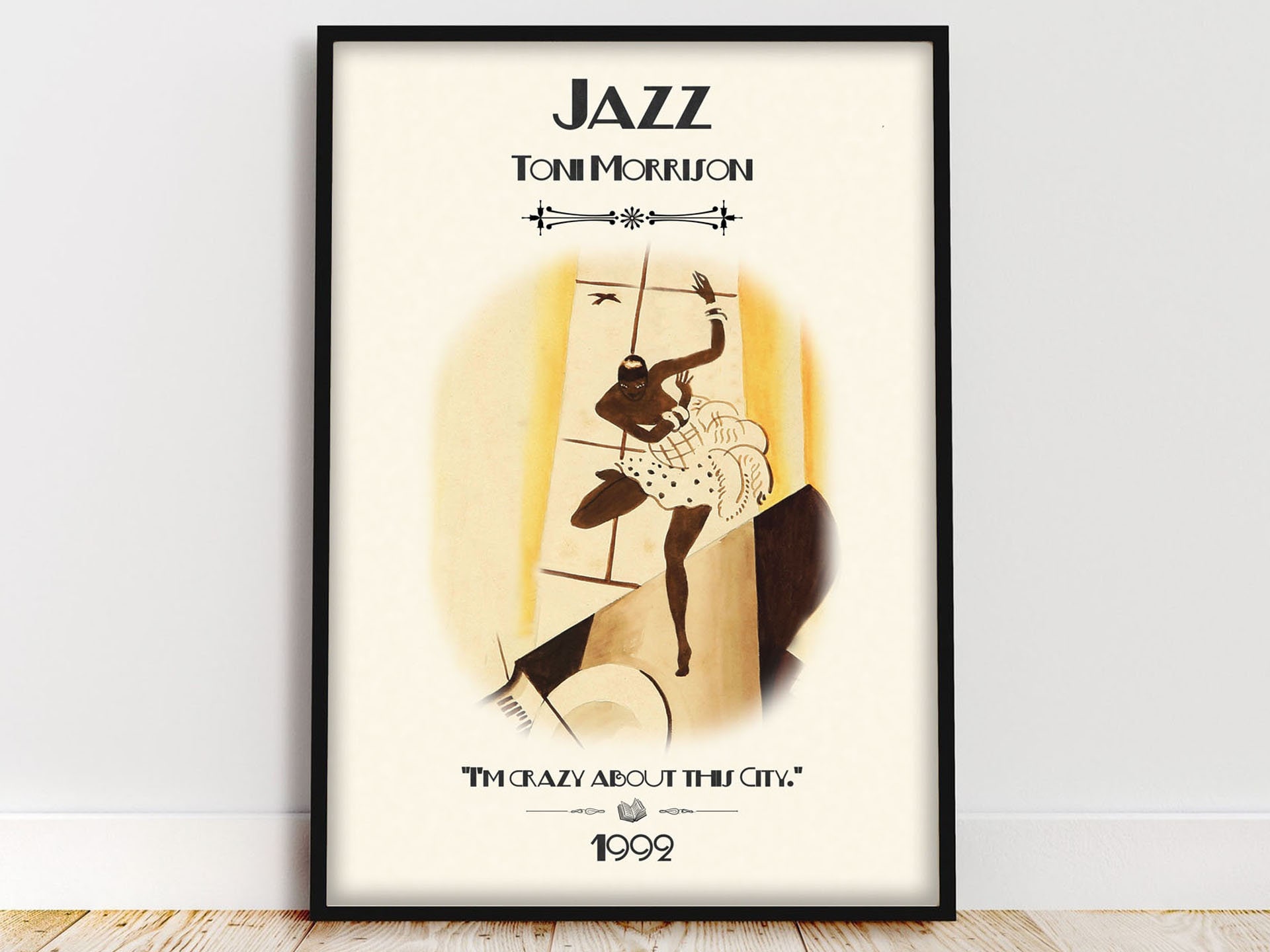 Jazz Social Justice Art Feminist Poster Toni Morrison Quote - Etsy