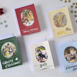 Ein Weihnachtslied-Weihnachtskarten-Set, limitierte Charles Dickens Bookish Gift-Postkartenset, 5er-Pack
