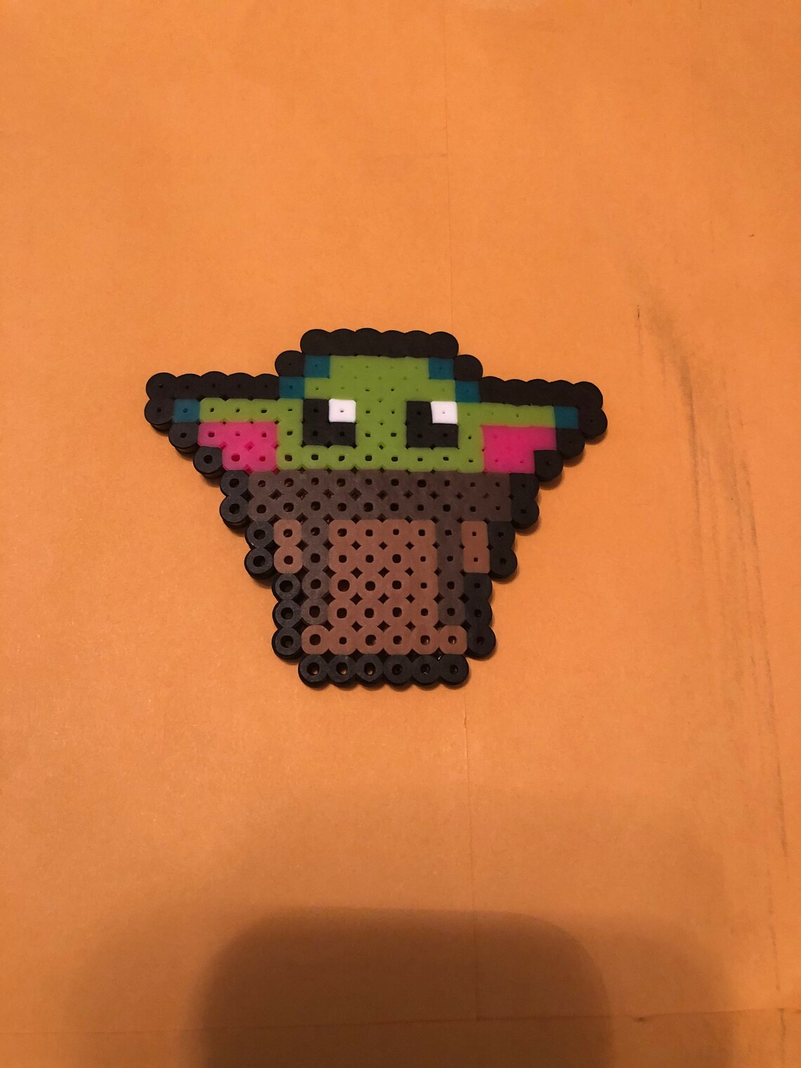 Baby Yoda Perler Fuse Bead - Etsy