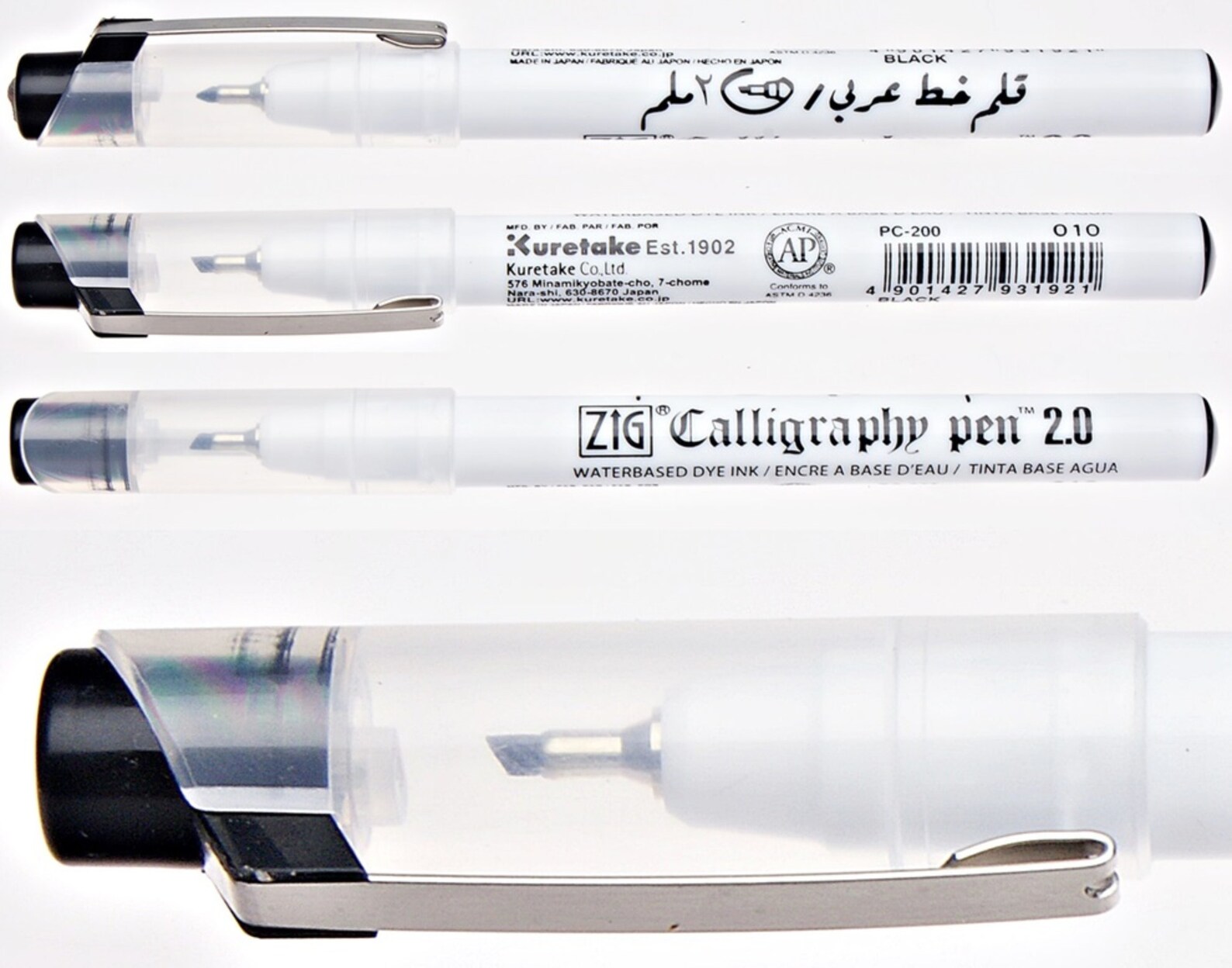 3 Pack Premium Arabic Calligraphy Pens Etsy