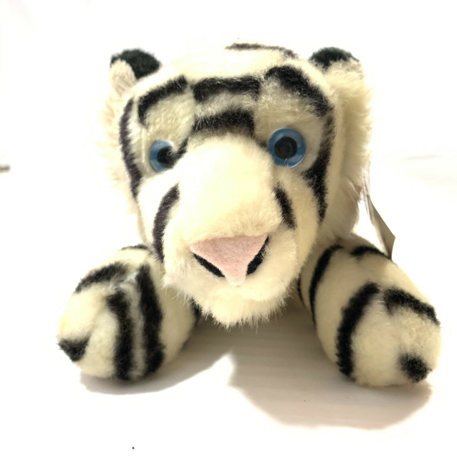 Aurora World White Tiger PLush Stuffed Animal Toy w/ Blue Eyes Etsy