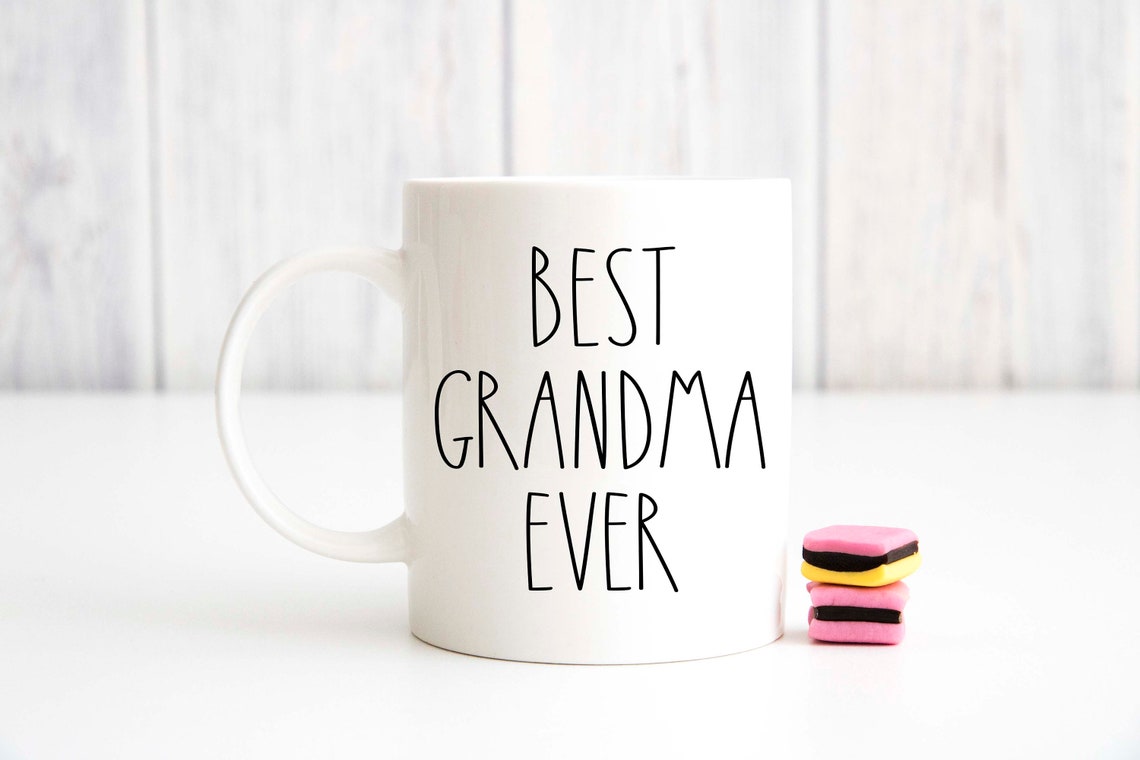 Best Grandma Ever Coffee Mug Grandma Coffee Cup Rae Dunn Etsy