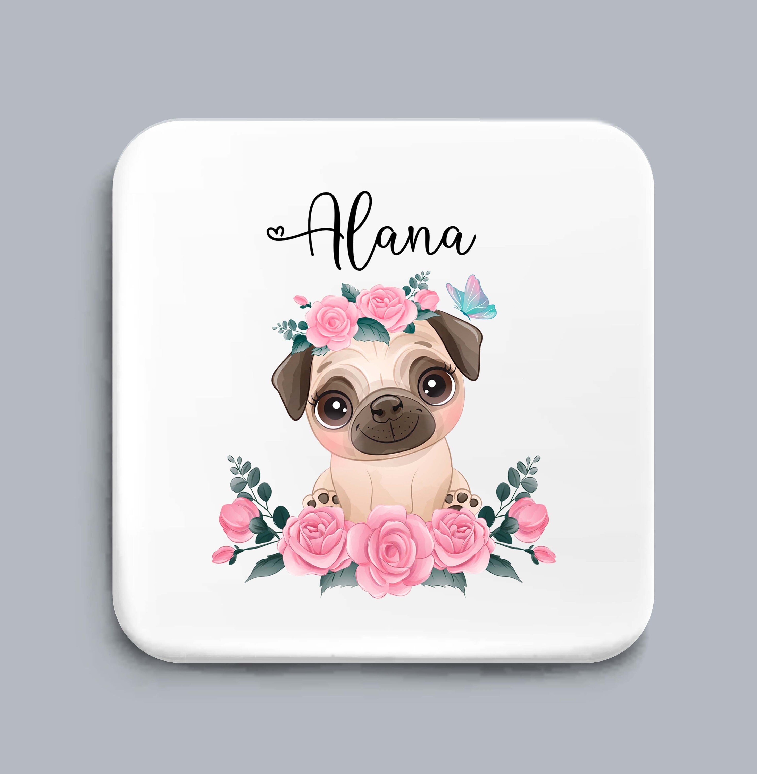 Kleine Mops und Rose Becher Mops Geschenke für Mädchen süße Etsy