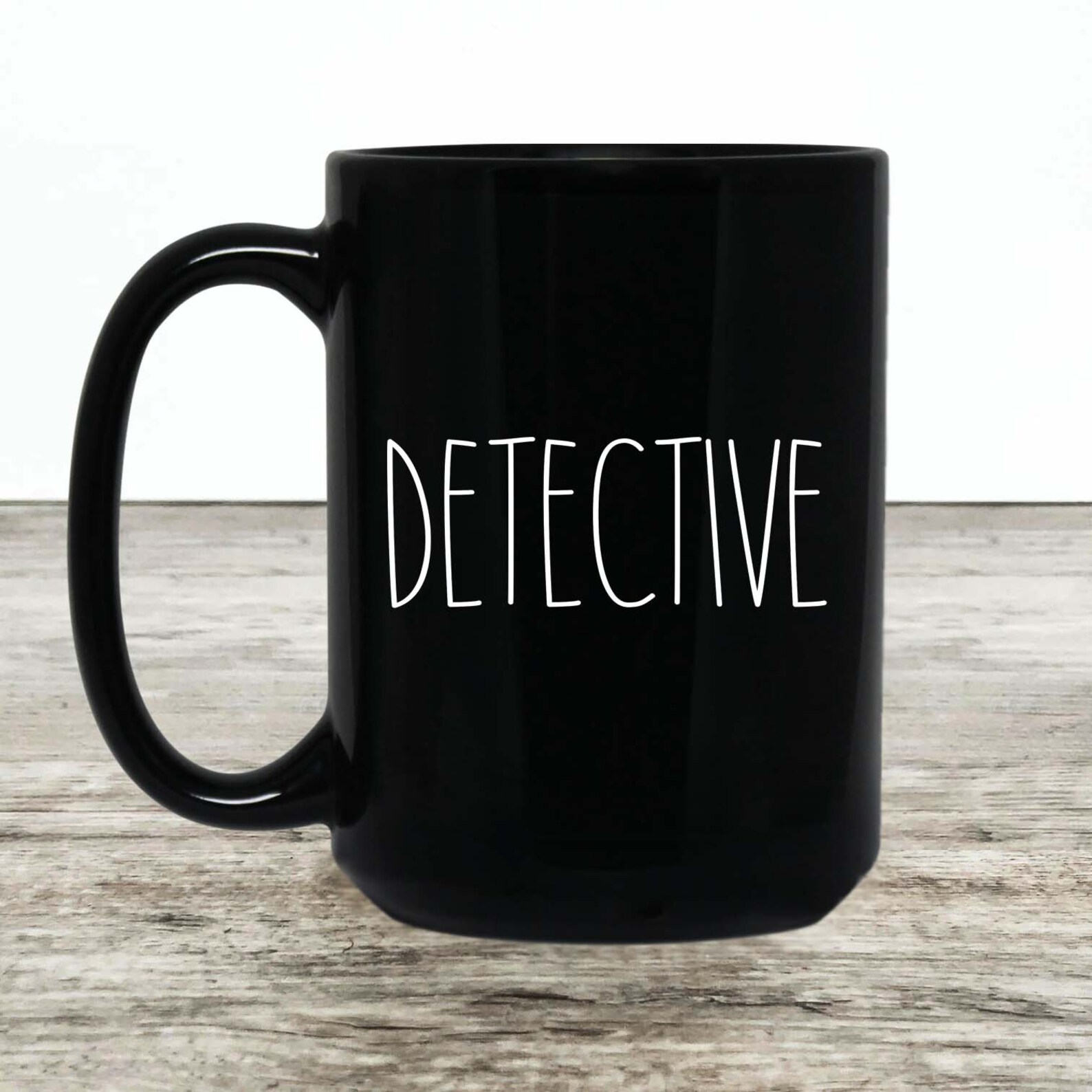 Detective Mug Detective Gifts For Him/Her Rae Dunn Style Etsy