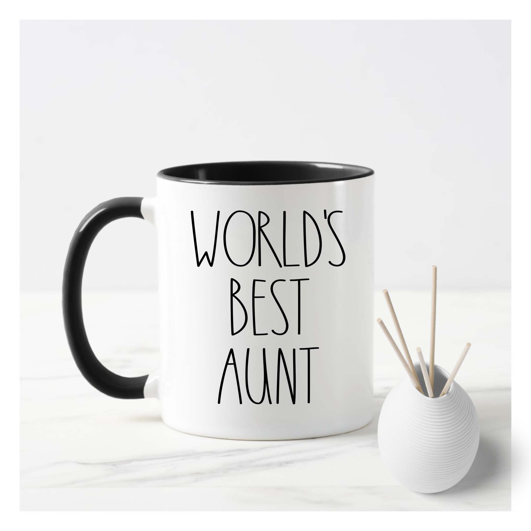 World's Best Aunt Coffee Mug Aunt Coffee Cup Rae Dunn Etsy