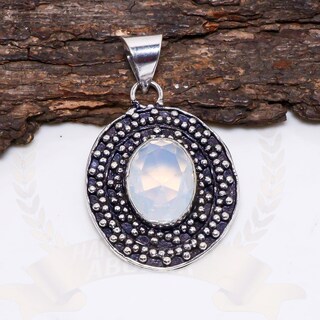 Ciondolo Argento 925 Con Painite Naturale 92,74 Ct Certificato GIE - Gioiello Unico
