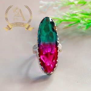 Watermelon Ring, Resin Fruit Jewelry, Unique Handmade Ring, Summer Accessories, Fun Gift