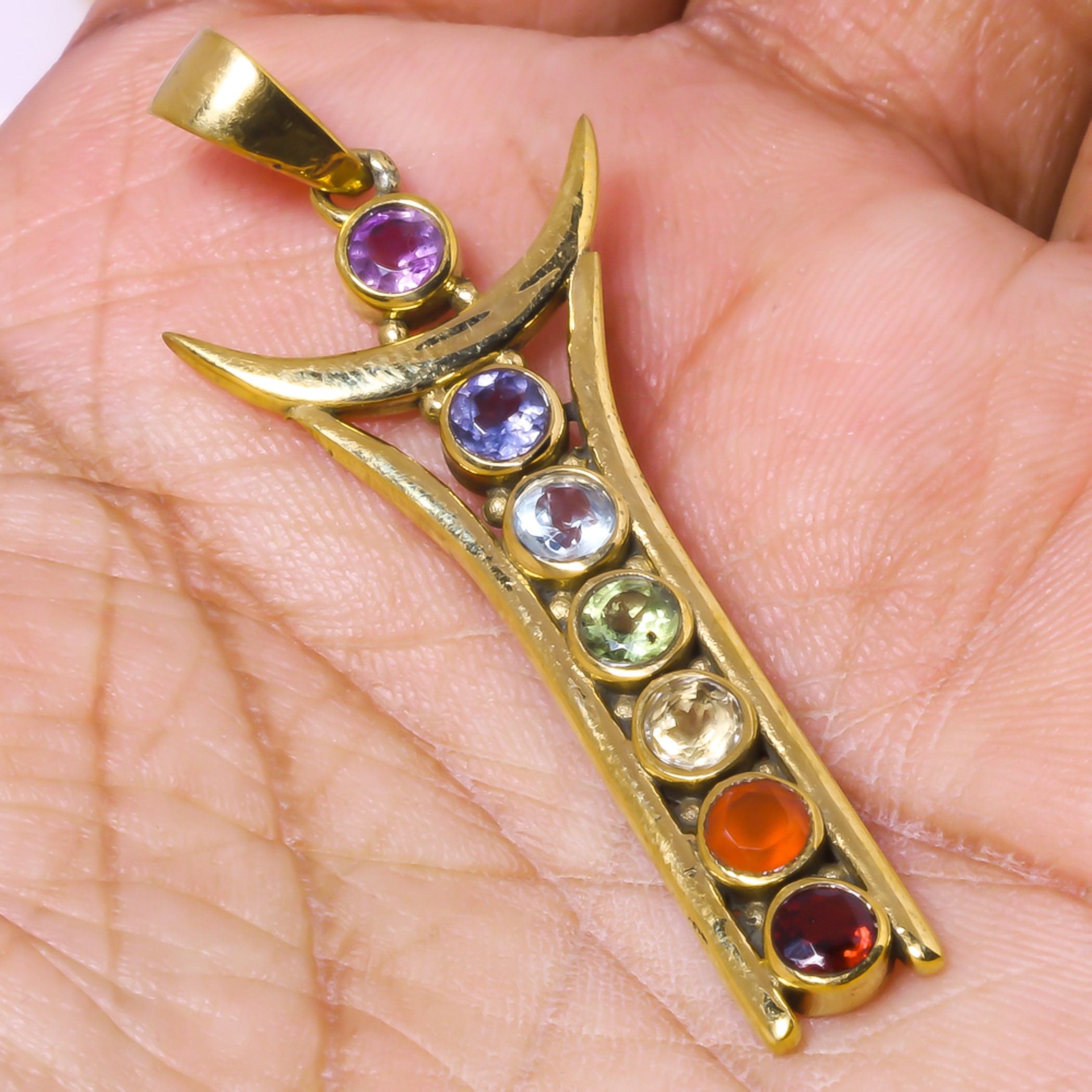 Handmade Jewelery 14K Gold Jewelry Multilule Stone Jewelery Etsy UK